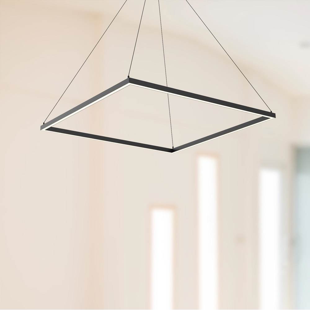 Kuzco Piazza 36-in Black Led Pendant