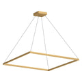 Kuzco Piazza 72-in Brushed Gold Led Pendant