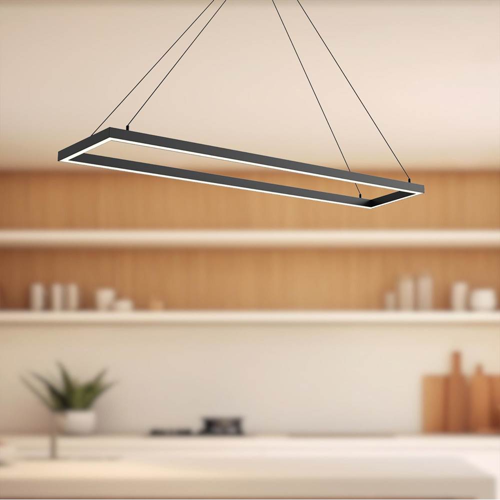 Kuzco PD88548-BK-UNV-010 Black Piazza 48-in Black Led Pendant Image 2