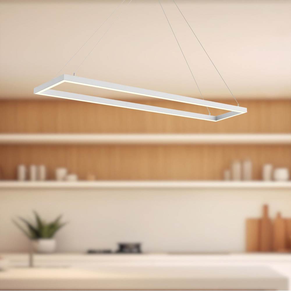 Kuzco Piazza 48-in Brushed Gold Led Pendant