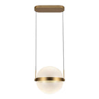 Kuzco PD75912-BG/LG-3CCT Brushed Gold,Light Guide Pisces 12-in Brushed Gold/light Guide Led Pendant Image 6