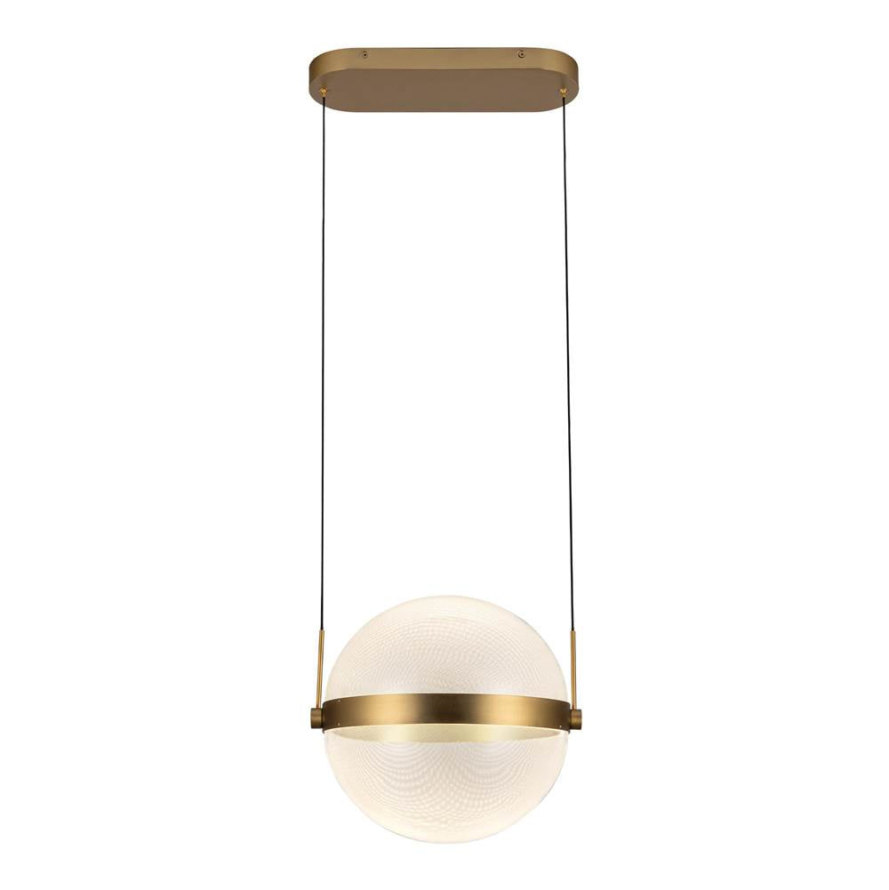 Kuzco PD75912-BG/LG-3CCT Brushed Gold,Light Guide Pisces 12-in Brushed Gold/light Guide Led Pendant Image 6