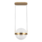 Kuzco PD75912-BG/LG-3CCT Brushed Gold,Light Guide Pisces 12-in Brushed Gold/light Guide Led Pendant Image 5