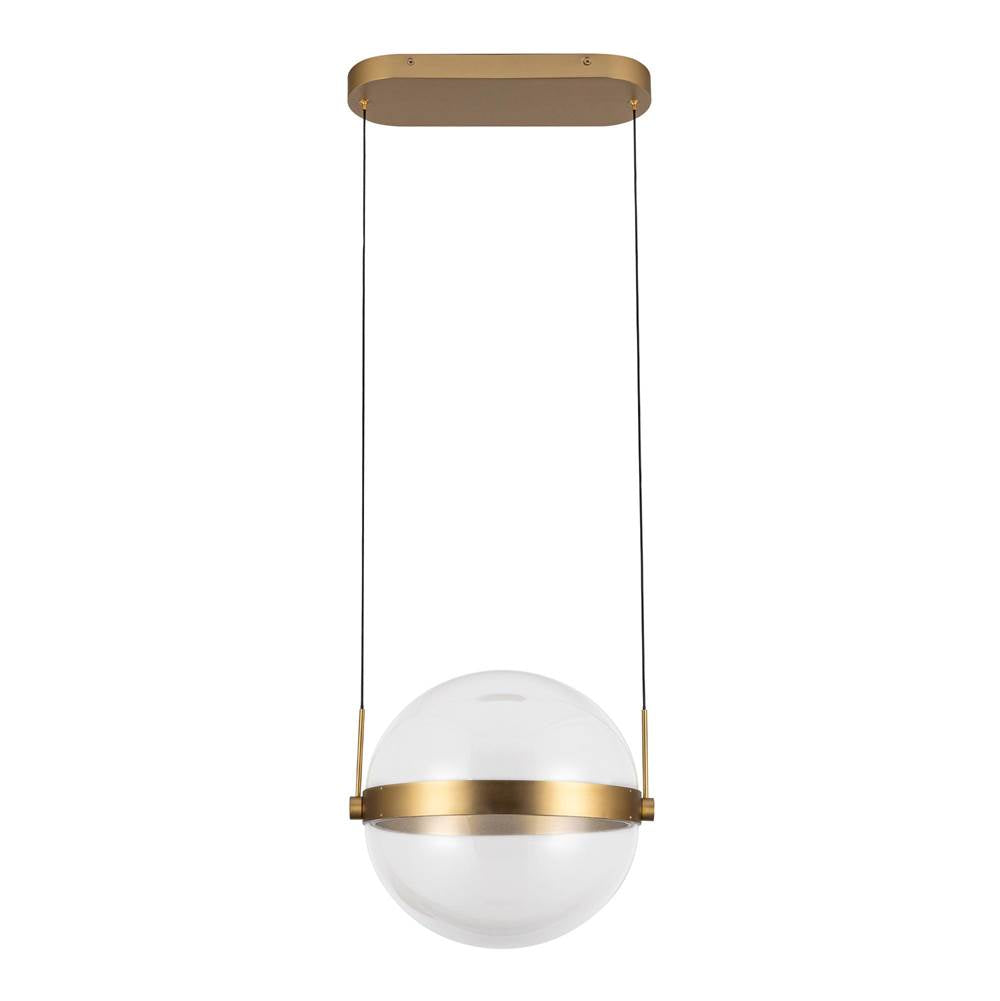 Kuzco PD75912-BG/LG-3CCT Brushed Gold,Light Guide Pisces 12-in Brushed Gold/light Guide Led Pendant Image 5