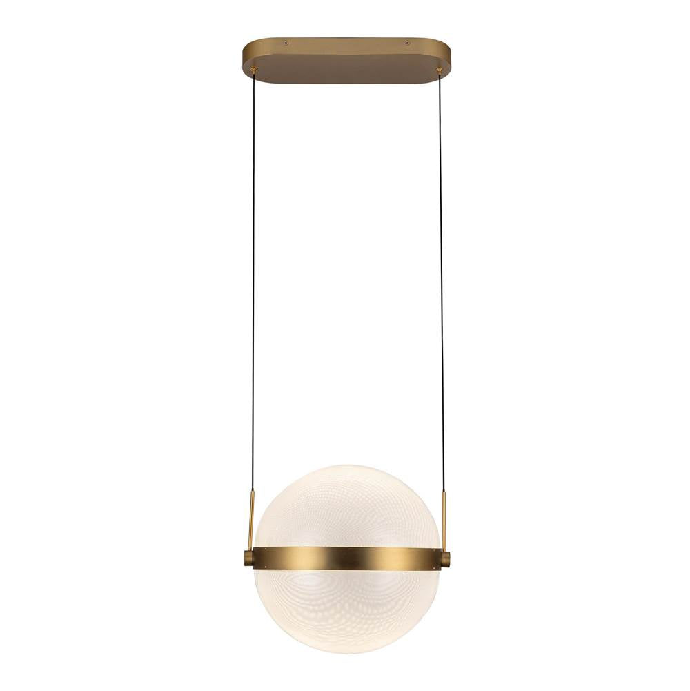 Kuzco PD75912-BG/LG-3CCT Brushed Gold,Light Guide Pisces 12-in Brushed Gold/light Guide Led Pendant Image 4