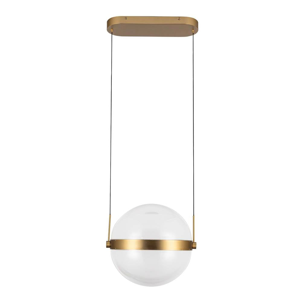 Kuzco PD75912-BG/LG-3CCT Brushed Gold,Light Guide Pisces 12-in Brushed Gold/light Guide Led Pendant Image 3