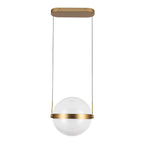 Kuzco PD75912-BG/LG-3CCT Brushed Gold,Light Guide Pisces 12-in Brushed Gold/light Guide Led Pendant Image 3