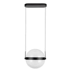 Kuzco PD75912-BK/LG-3CCT Black,Light Guide Pisces 12-in Black/light Guide Led Pendant Image 3