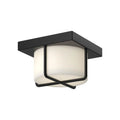 Kuzco Regalo 7-in Brushed Gold/opal Glass Led Flush Mount