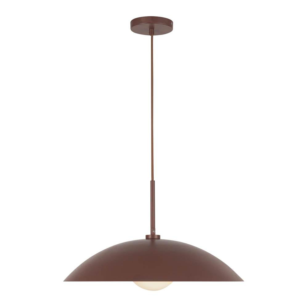 Kuzco PD56019-BGD Burgundy Regent 19-in Burgundy Socket Pendant Image 1