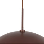 Kuzco PD56019-BGD Burgundy Regent 19-in Burgundy Socket Pendant Image 3