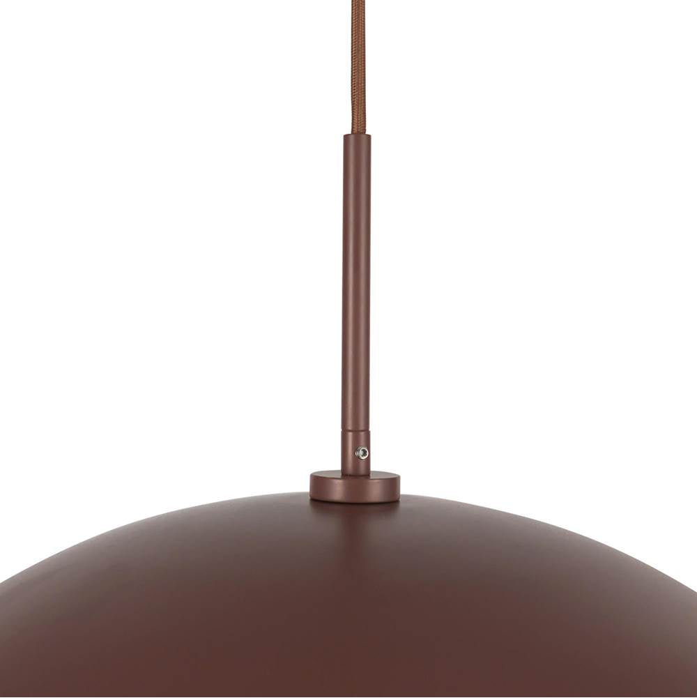 Kuzco PD56019-BGD Burgundy Regent 19-in Burgundy Socket Pendant Image 3