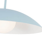 Kuzco PD56019-CER Cerulean Regent 19-in Cerulean Socket Pendant Image 4