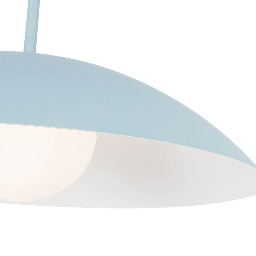 Kuzco PD56019-CER Cerulean Regent 19-in Cerulean Socket Pendant Image 4