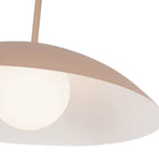 Kuzco PD56019-PEC Peach Regent 19-in Peach Socket Pendant Image 4