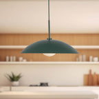 Kuzco PD56019-PGN Pine Green Regent 19-in Pine Green Socket Pendant Image 2
