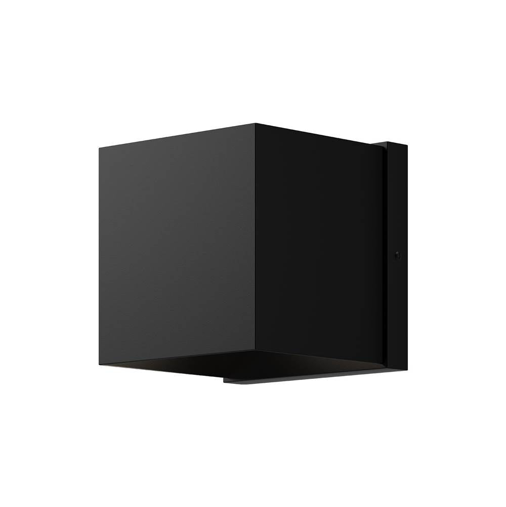 Kuzco Rene 5-in Black Led Exterior Wall Sconce