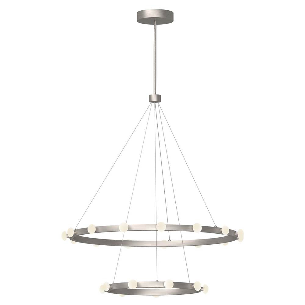 Kuzco Rezz 36-in Black Led Chandeliers