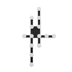 Kuzco Rezz 32-in Black Led Flush Mount