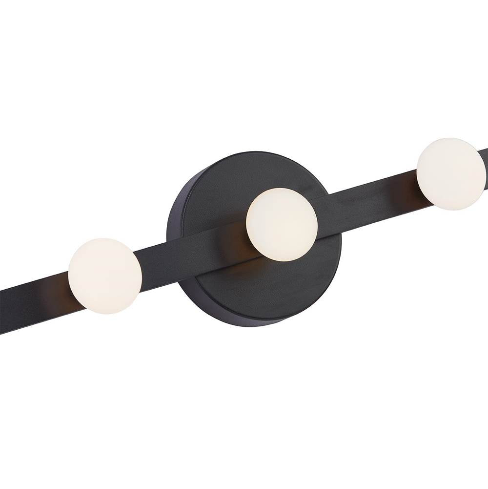 Kuzco WS63424-BK Black Rezz 24-in Black Led Wall Sconce Image 3