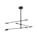 Kuzco CH90132-BK-UNV Black Rotaire 32-in Black Led Chandeliers Image 1