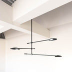Kuzco CH90132-BK-UNV Black Rotaire 32-in Black Led Chandeliers Image 2