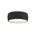 Kuzco Savile 4-in Black Led Flush Mount