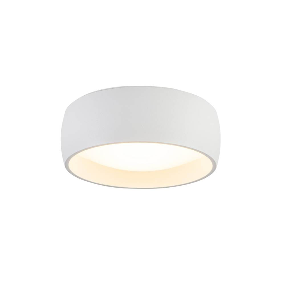 Kuzco FM82104-WH White Savile 4-in White Led Flush Mount Image 4
