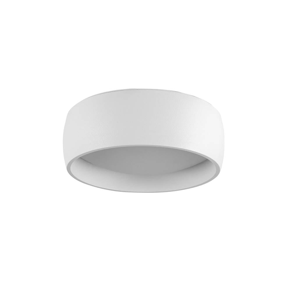 Kuzco FM82104-WH White Savile 4-in White Led Flush Mount Image 3
