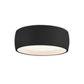 Kuzco Savile 6-in Black Led Flush Mount