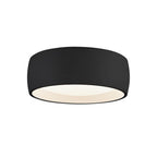 Kuzco Savile 6-in Black Led Flush Mount