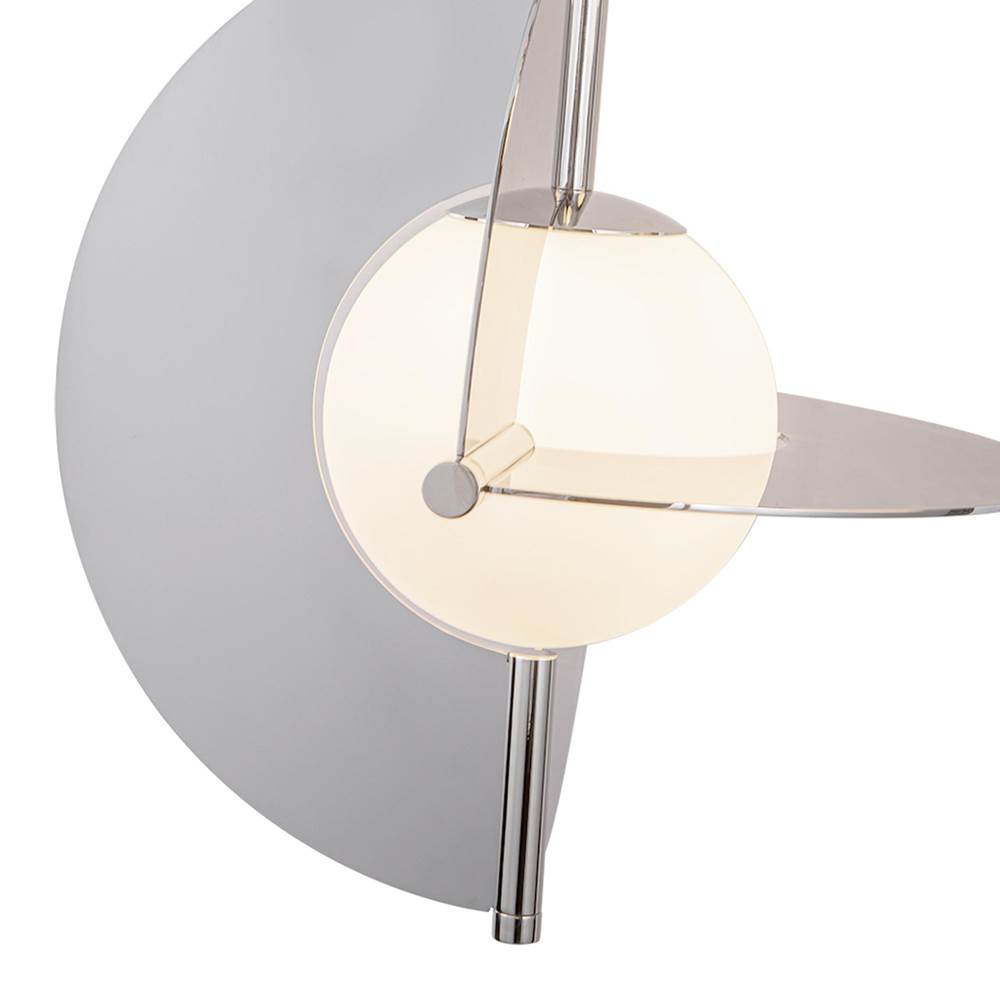 Kuzco CH65127-PN/OP-UNV Polished Nickel,Opal Glass Scorpio 27-in Polished Nickel/opal Glass Led Chandelier Image 2