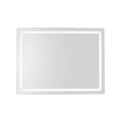 Kuzco VM30348-5CCT Sandblasted Merc Edge Seneca 48-in Sandblasted Merc Edge Led Vanity Mirror Image 1
