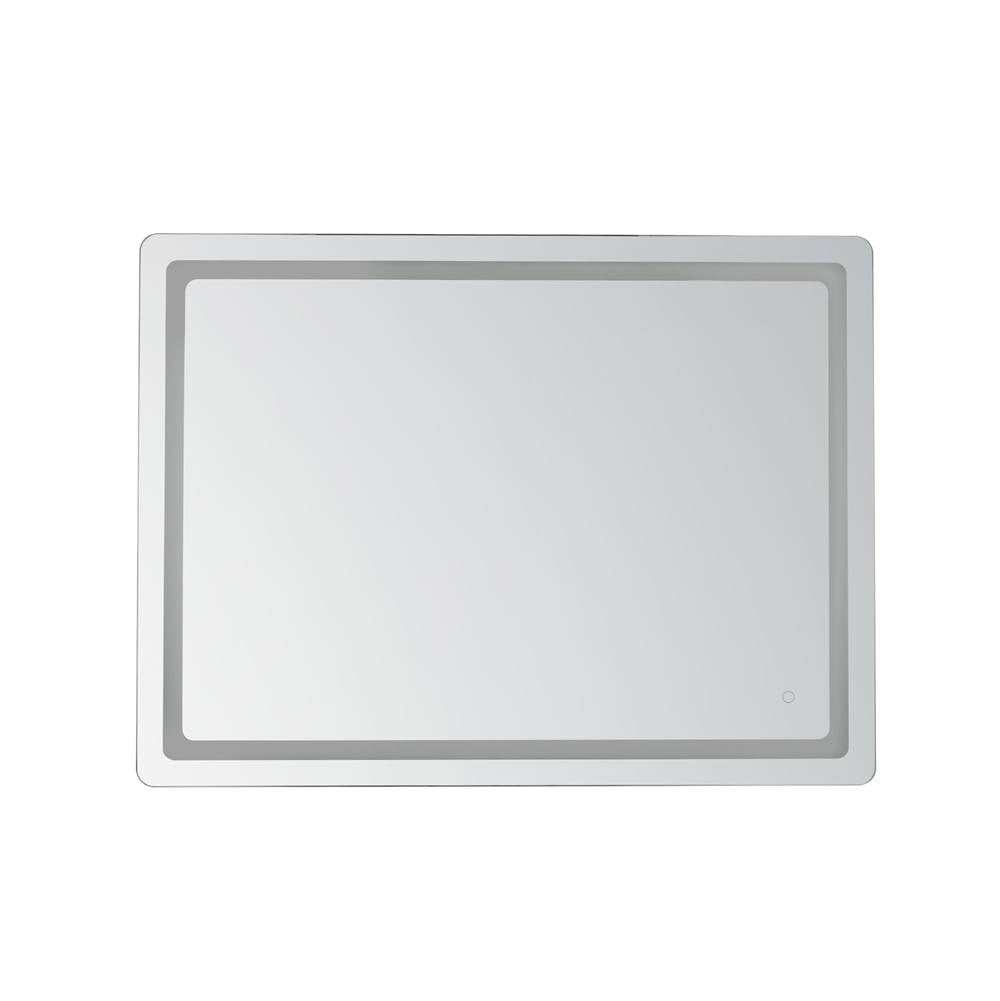 Kuzco Seneca 48-in Sandblasted Merc Edge Led Vanity Mirror