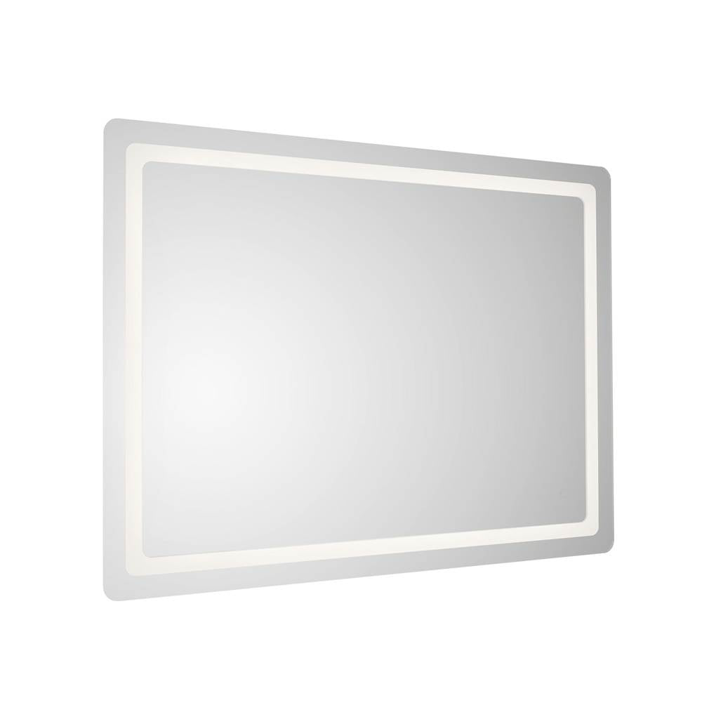 Kuzco VM30348-5CCT Sandblasted Merc Edge Seneca 48-in Sandblasted Merc Edge Led Vanity Mirror Image 4