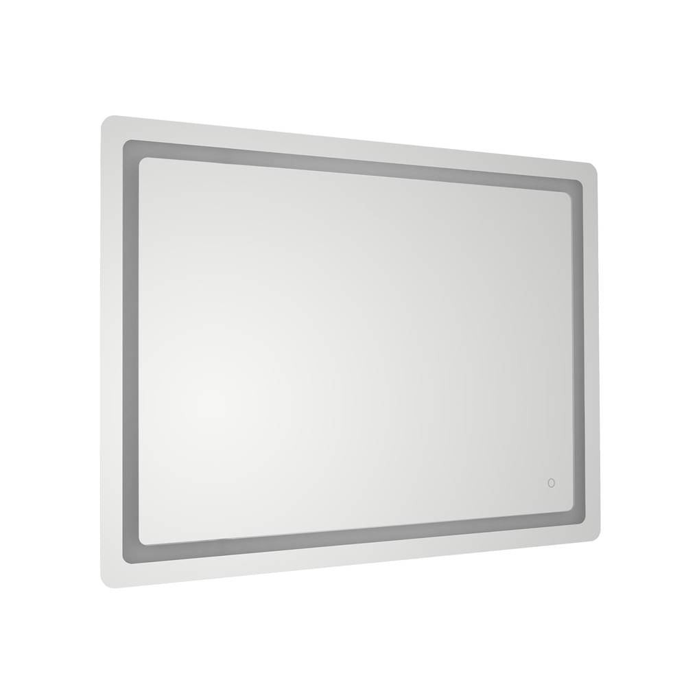 Kuzco VM30348-5CCT Sandblasted Merc Edge Seneca 48-in Sandblasted Merc Edge Led Vanity Mirror Image 3