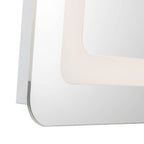 Kuzco VM31124-5CCT Sandblasted Merc Edge Seneca 24-in Sandblasted Merc Edge Led Vanity Mirror Image 2