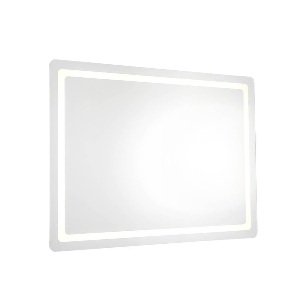 Kuzco Seneca 48-in Sandblasted Merc Edge Led Vanity Mirror