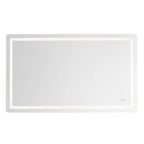 Kuzco VM31160-5CCT Sandblasted Merc Edge Seneca 60-in Sandblasted Merc Edge Led Vanity Mirror Image 1