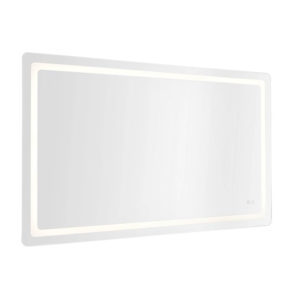 Kuzco Seneca 60-in Sandblasted Merc Edge Led Vanity Mirror
