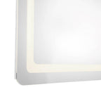 Kuzco VM31160-5CCT Sandblasted Merc Edge Seneca 60-in Sandblasted Merc Edge Led Vanity Mirror Image 2