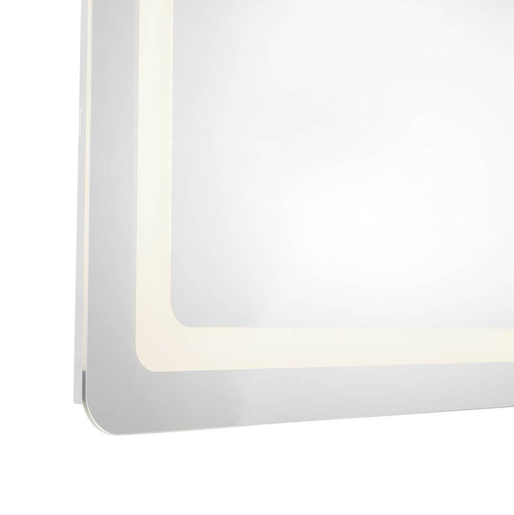 Kuzco VM31160-5CCT Sandblasted Merc Edge Seneca 60-in Sandblasted Merc Edge Led Vanity Mirror Image 2