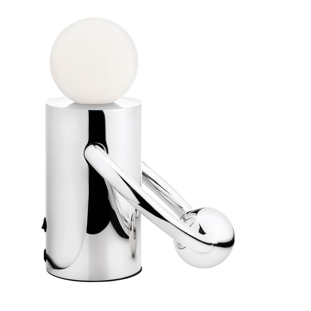 Kuzco TL73708-CH Chrome Septum 8-in Chrome Led Table Lamp Image 1
