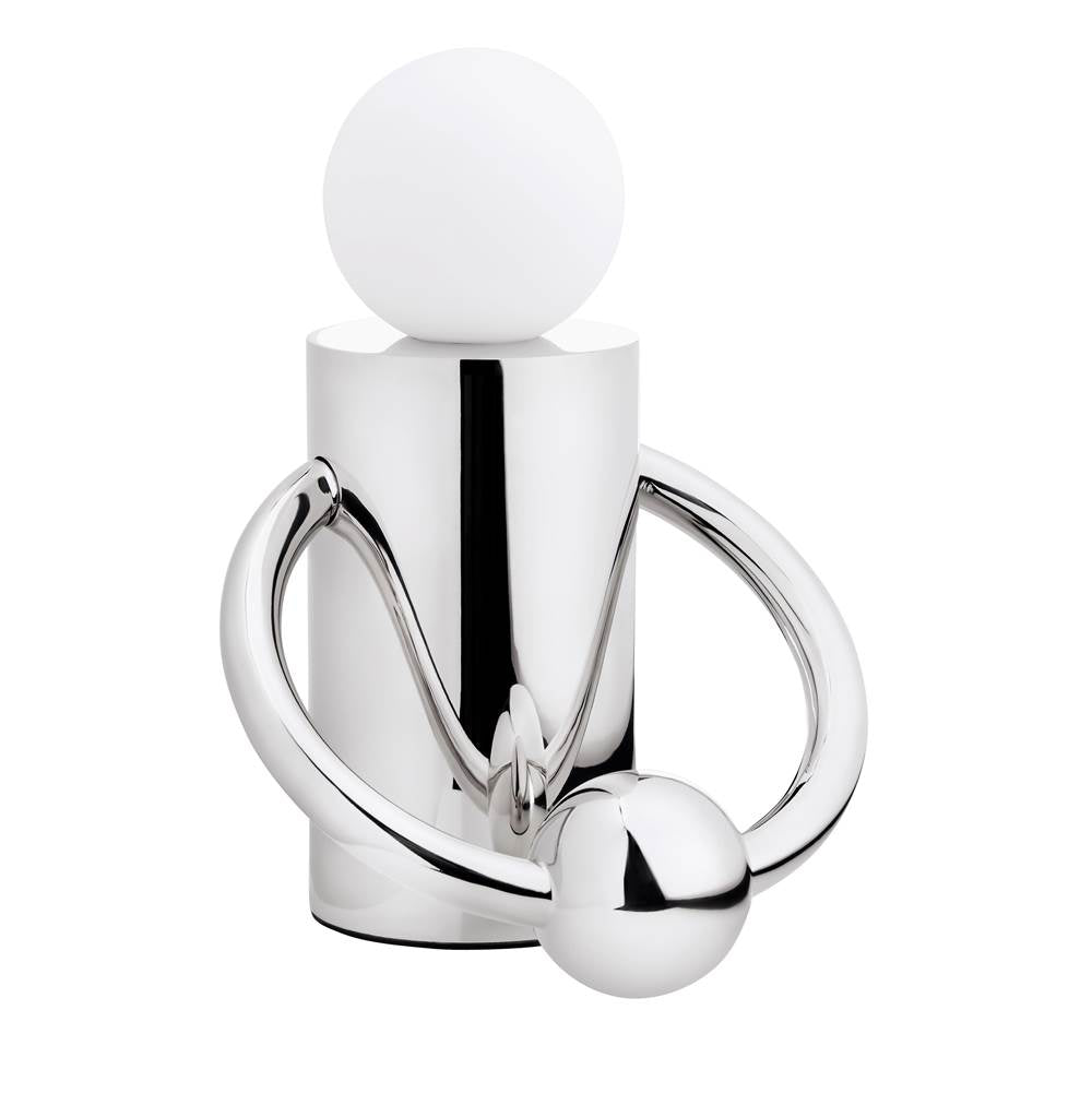 Kuzco TL73708-CH Chrome Septum 8-in Chrome Led Table Lamp Image 2