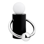 Kuzco TL73708-MB/CH Matte Black,Chrome Septum 8-in Matte Black/chrome Led Table Lamp Image 2