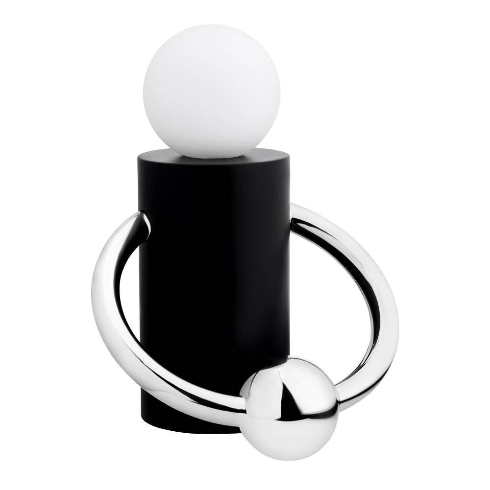 Kuzco TL73708-MB/CH Matte Black,Chrome Septum 8-in Matte Black/chrome Led Table Lamp Image 2