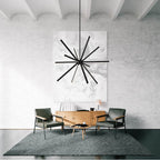 Kuzco Sirius 48-in Brushed Gold Led Chandeliers