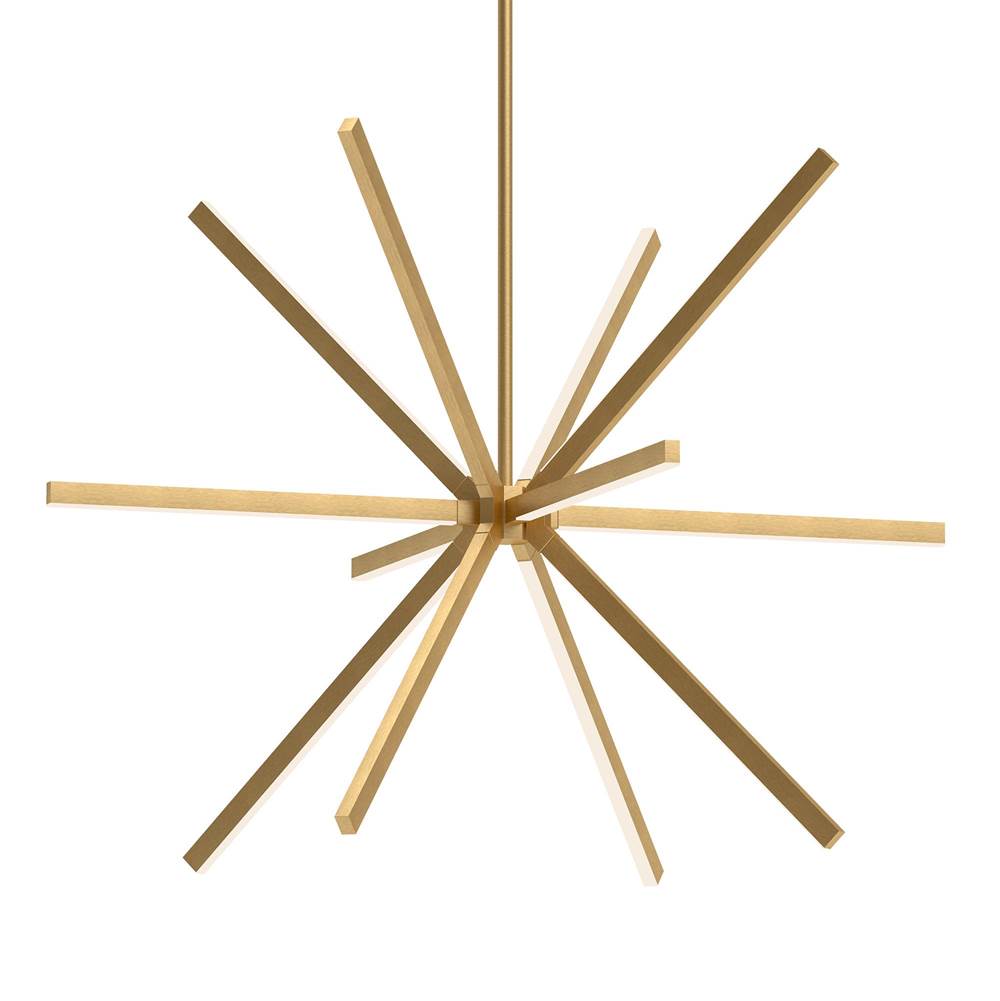 Kuzco Sirius 56-in Brushed Gold Led Chandeliers