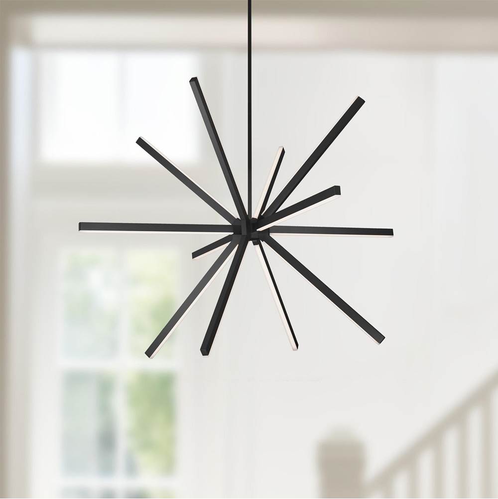 Kuzco Sirius 56-in Brushed Gold Led Chandeliers