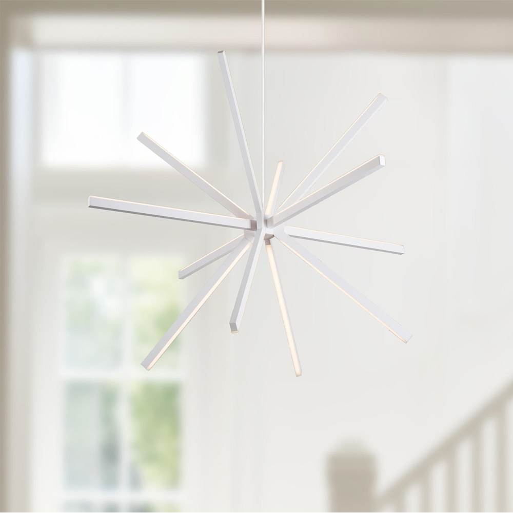 Kuzco Sirius 56-in Brushed Gold Led Chandeliers